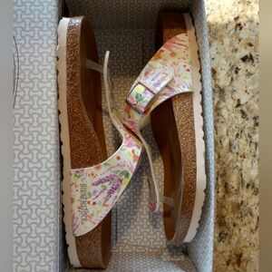 Birkenstock Gizeh Vegan floral sandals NEW